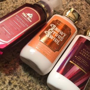Bath and body works ~ hand soap and body lotion